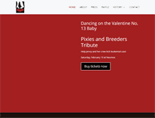 Tablet Screenshot of dancingonthevalentine.com